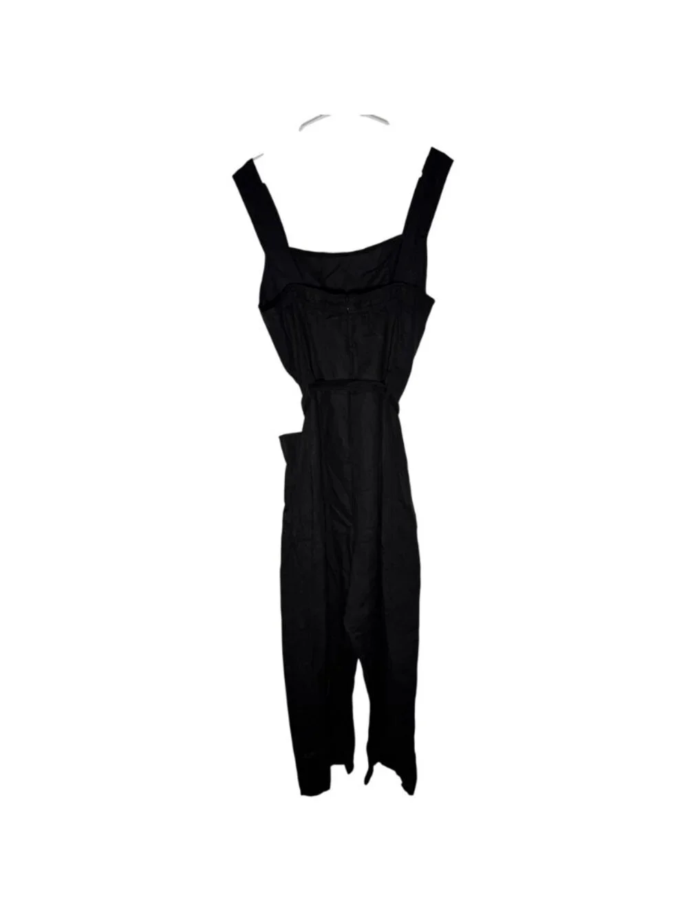 Everlane The Utility Coverall 100% Linen Women's Size 14 in Black - NWT!